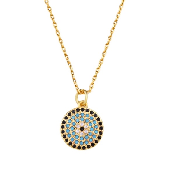 Jewelry - LAST 1 - Evil eye necklace gold